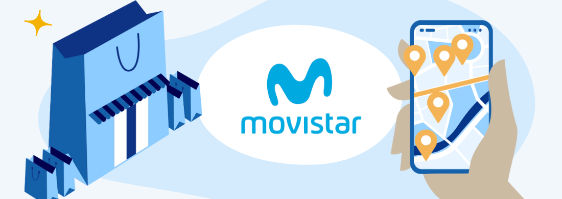 Imagen de cabecera que representa las oficinas de Movistar en Ibi
